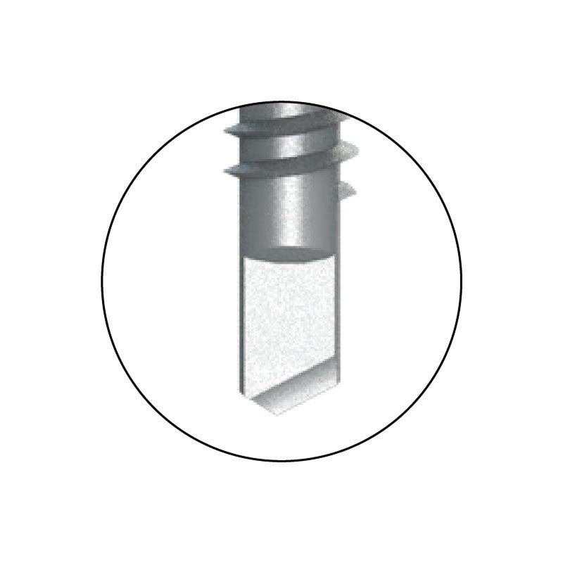 Vite zincata autoperforante con Alublok Ø 19 mm